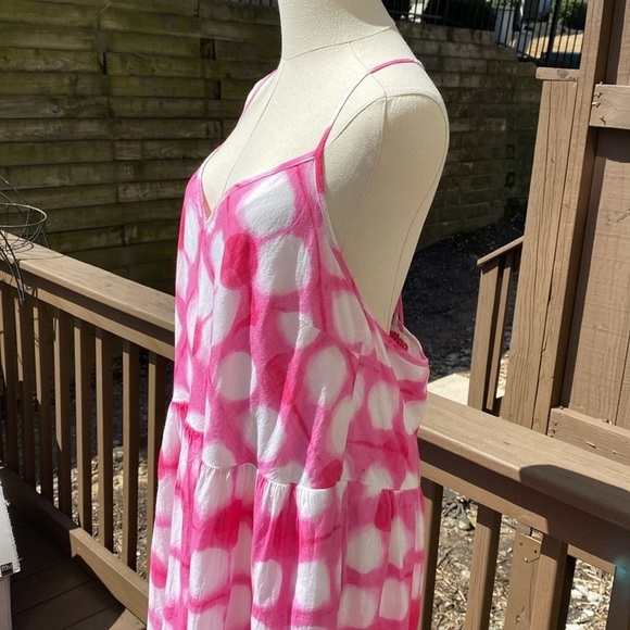 ANTHROPOLOGIE Maeve Geneva Tiered Maxi Dress Size XL - Picture 7 of 15